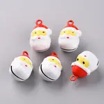 Christmas Baking Paint Brass Bell Pendants