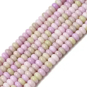 Cracked Opaque Glass Beads Strand