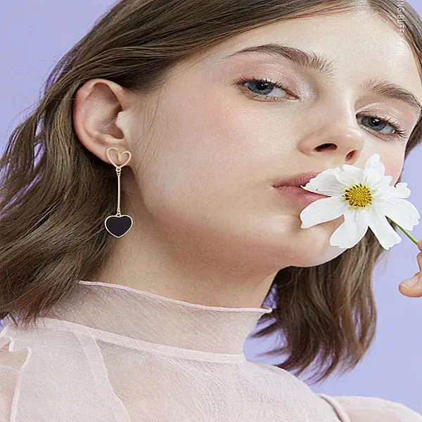 1 Pair Alloy Dangle Stud Earrings