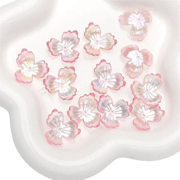 30Pcs Transparent Acrylic Beads