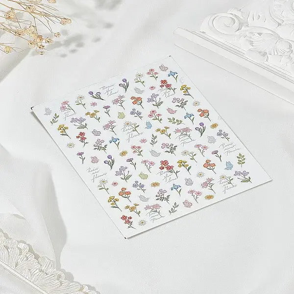 Flower Nail Art Stickers