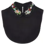 Detachable Polyester Embroidered Flower Collar