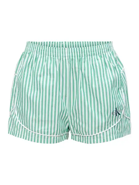 Calvin Klein Underwear Pyžamové nohavice  zelená / biela