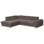 Livetastic ROHOVÁ SEDAČKA, textil, tmavě hnědá