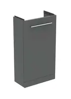 Ideal Standard i.Life S - Umyvadlová skříňka, 41x74x21 cm, 1 dvířka, šedý matný křemen T5005NG