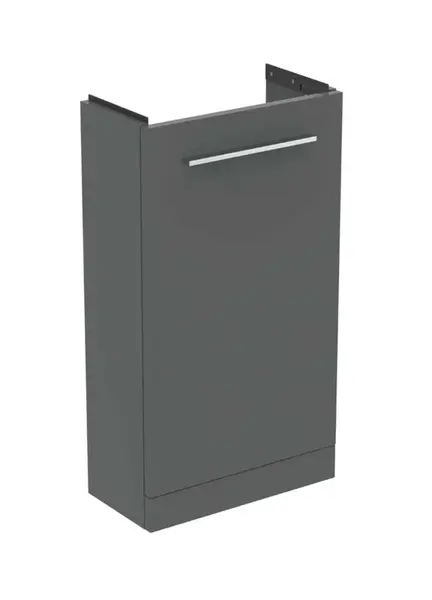 Ideal Standard i.Life S - Umyvadlová skříňka, 41x74x21 cm, 1 dvířka, šedý matný křemen T5005NG