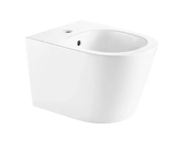 kielle Nefia - Závesný bidet, s prepadom, s otvorom na batériu, biela 30327000