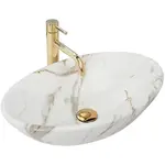 Umyvadlo na desku Pamela Aiax Shiny 07RU+REA-U9685