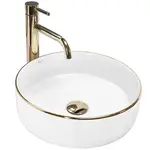 Umyvadlo na desku Sami Gold Edge