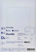 Bílý karton Duralis 400g A4, 10 listů