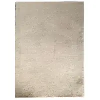 KOBEREC S VYSOKÝM VLASEM, 130/190 cm, béžová