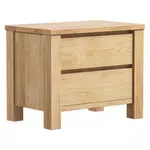 Linea Natura NOČNÍ STOLEK, divoký dub, barvy dubu, 60/47/38 cm