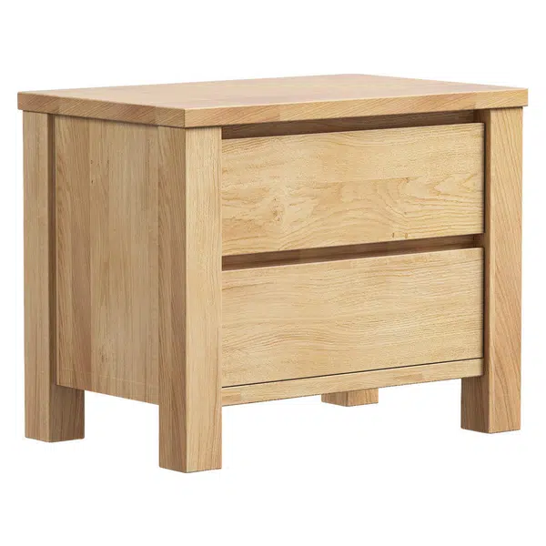 Linea Natura NOČNÍ STOLEK, divoký dub, barvy dubu, 60/47/38 cm