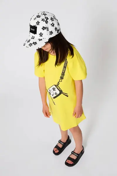 MARC JACOBS Dětské bavlněné šaty Marc Jacobs
