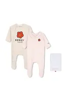 Kojenecké bavlněné dupačky Kenzo Kids 2-pack