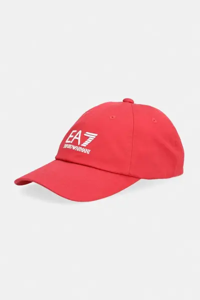 EA7 Emporio Armani baseballová čepice bavlněná