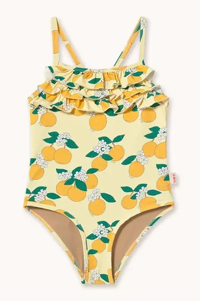 Tinycottons  Jednodielne detské plavky  ORANGES SWIMSUIT