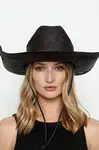 RUSLAN BAGINSKIY  Klobúk   Cowboy Hat with Leather Trim