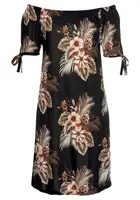 BEACH TIME Plážové šaty  svetlobéžová / hnedá / hrdzavohnedá / čierna