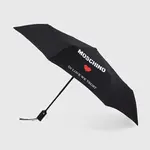 Deštník Moschino černá barva, 8956 OPENCLOSEA