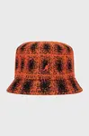 Klobouk Kangol oranžová barva