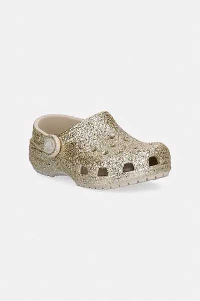 Detské šľapky Crocs CLASSIC CHUNKY GLITTER CLOG T