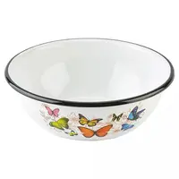 Smaltovaná miska 4 l Motýli