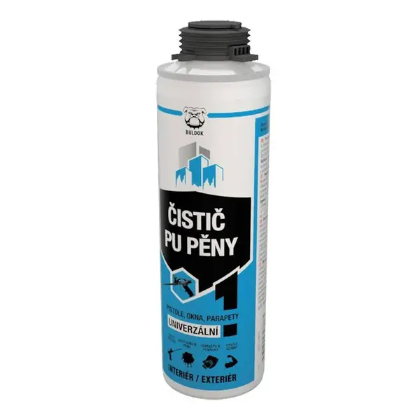 Čistič PUP pěny, 500ml, BULDOK