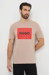 Bavlněné tričko HUGO Dulive222