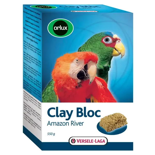 VERSELE LAGA Orlux Clay Bloc Amazon River pro střední a větší papoušky 550 g