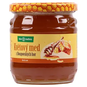 BIO NEBIO Květový med z Doupovských hor BIO 500 g