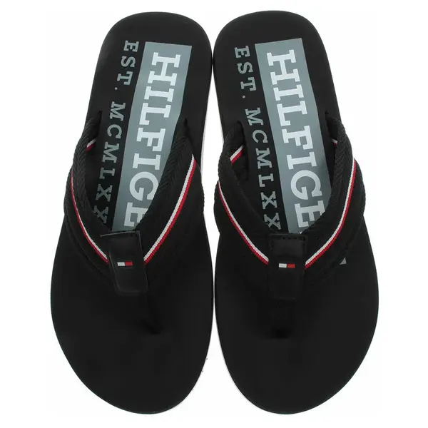 Plážové pantofle Tommy Hilfiger FM0FM05436 BDS Black 44