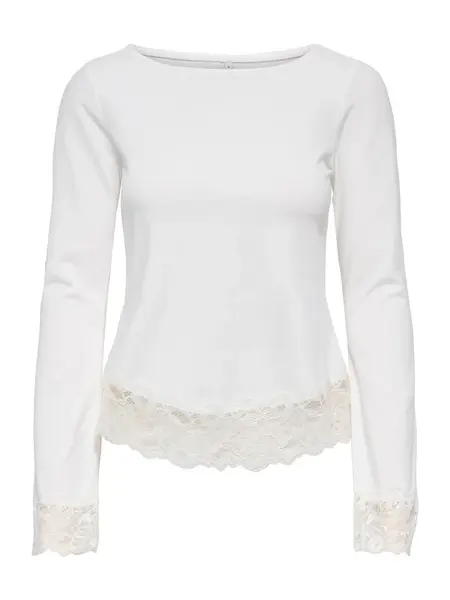 ONLY Tričko 'ONLLIVE LOVE'  biela