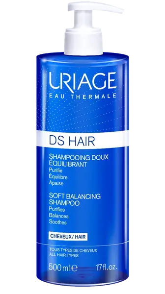 Uriage DS Hair Balancing Shampoo jemný zklidňující šampon 500 ml