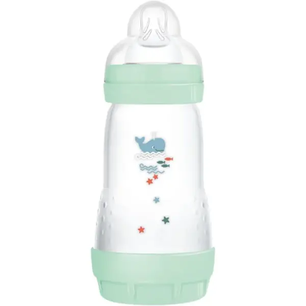 MAM Perfect Star Anti-colic Bottle antikoliková fľaša 2m+ Mint 260 ml