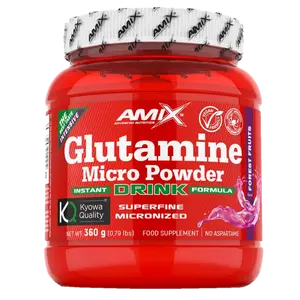 Amix Nutrition Glutamine Micro Powder Drink 360g - lesní ovoce