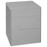 Novel NOČNÍ STOLEK, světle šedá, 52/63/42 cm