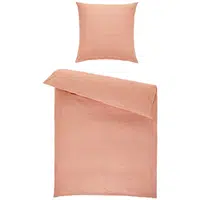 Musterring POVLEČENÍ, renforcé, krémová, oranžová, korály, 135/200 cm