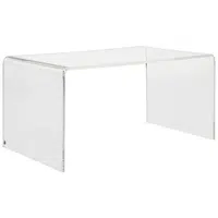 XXXL ODKLÁDACÍ STOLEK, čiré, plast, 90/50/42 cm