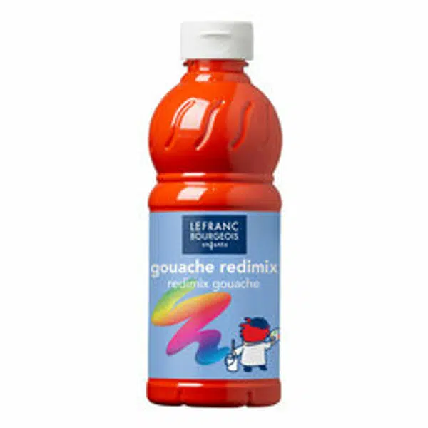 Temperová barva Lefranc Redimix 500ml – 004 Vermilion
