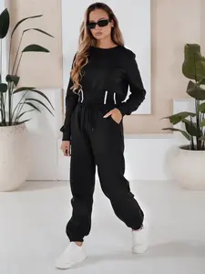 Černý dámský teplákový komplet KEILI