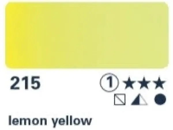 Akvarelová barva Horadam 1/2 – 215 lemon yellow