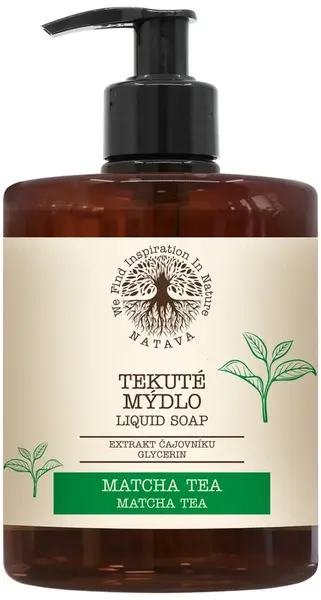 NATAVA Tekuté mýdlo Matcha Tea 500 ml