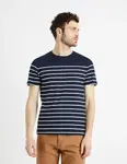 Celio Pruhované tričko Bebaser - Pánské