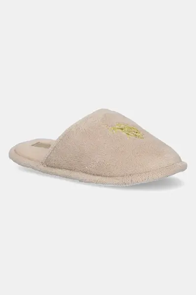 Pantofle U.S. Polo Assn. GRETTY001A béžová barva, GRETTY001W/ET1