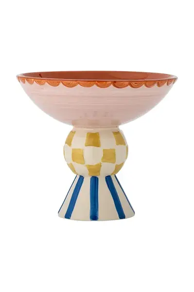 Dekorativní miska Bloomingville Bob 23,5 x 21 cm růžová barva