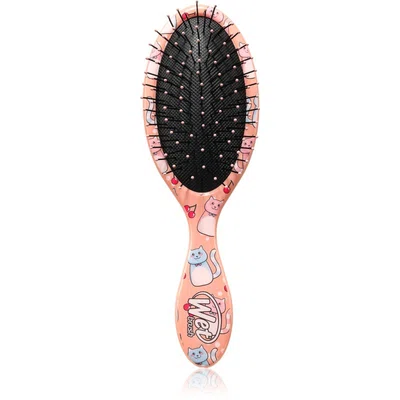 Wet Brush Kids detangler kartáč na vlasy pro děti Kitty 1 ks