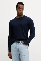 Bavlněné tričko s dlouhým rukávem United Colors of Benetton bílá barva, 3JE1J19A9