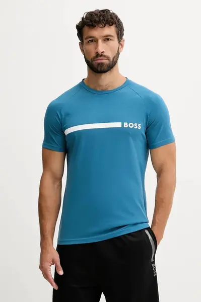 Bavlněné tričko BOSS T-Shirt RN Slim Fit