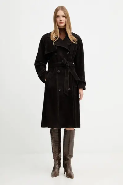 Semišový kabát Luisa Spagnoli